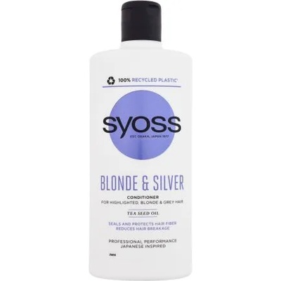 Syoss Blonde & Silver Conditioner 440 ml балсам за руса и сива коса за жени