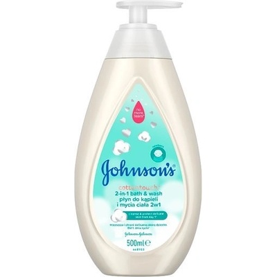 Johnson's Cottontouch kúpeľ a umývací gél 2v1 500 ml