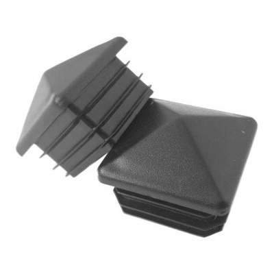 Zátka do jeklu, pyramida, černý plast: 60 x 60