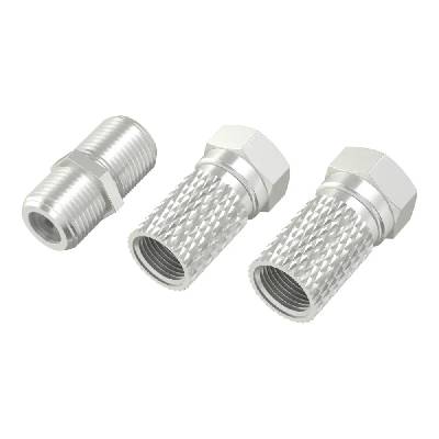 Комплект адаптери за сателитен приемник, 2 x F-Plugs and F-Sockets (HAMA-305119)