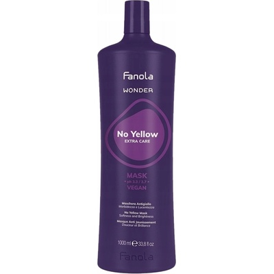 Fanola Wonder No Yellow Extra Care Mask 1000 ml – Zboží Dáma