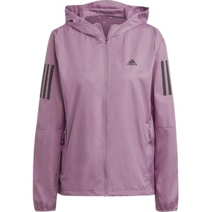 adidas Own The Run Hooded Running Windbreaker - Pink