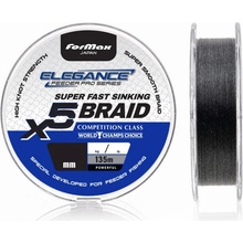 ELEGANCE METHOD Pletená šňůra FEEDER PRO BRAID 135m 0,08mm 6,2kg