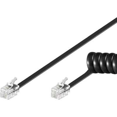 PremiumCord tk4rs-02b 4 žily, 2m, černý