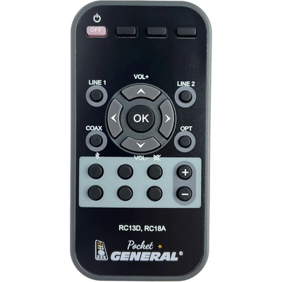 GENERAL Edifier rc13d, rc18a - дистанционно управление дубликат (rc13d, rc18a)