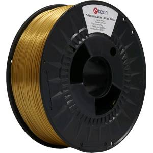C-Tech 3DF-P-SPLA1.75-BRASS 3D филамент, PREMIUM LINE, Silk PLA, 1, 75mm, 1000g, Месинг (Brass) (3DF-P-SPLA1.75-BRASS)