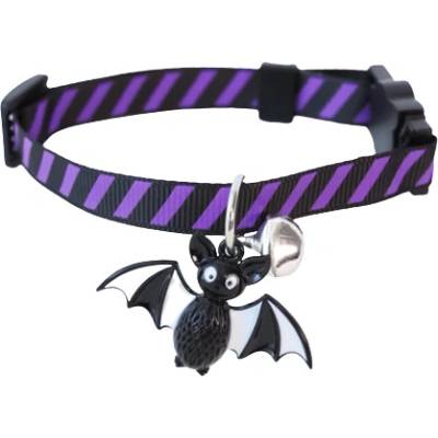 Pudlíček Halloween obojok netopier
