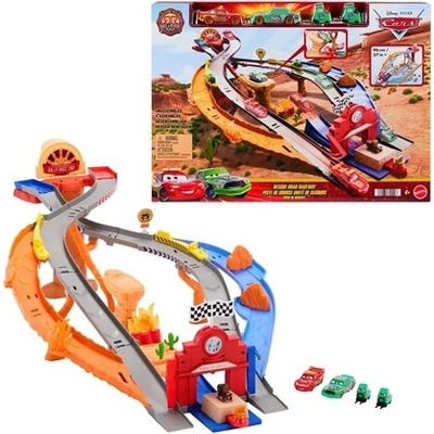 Mattel Disney and Pixar Cars Radiator Springs Race & Rescue Rescue Road Raceway (JFL57)