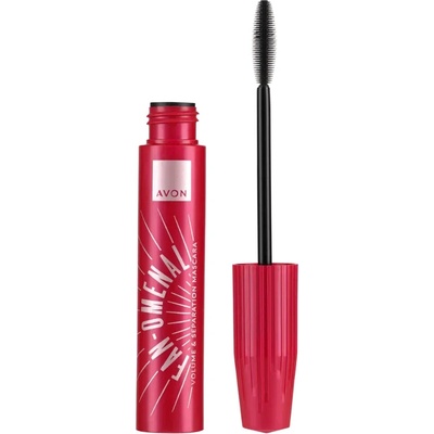 Avon Řasenka Fan-Omenal pro objemné a oddělené řasy Blackest Black 10 ml
