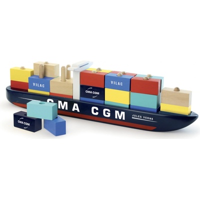Vilac Skladačka Kontajnerová loď CMA CGM