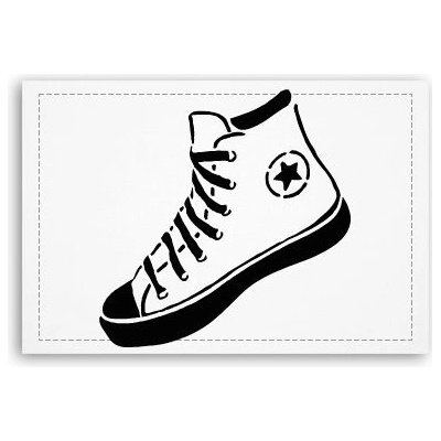 Fotoobraz 90x60 cm střední Converse