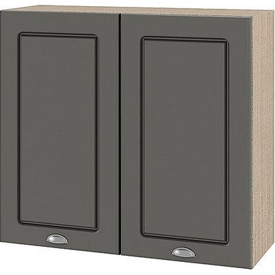 ИРИМ Горен кухненски шкаф Сити МФ-Цимент мат-06-4 80 см