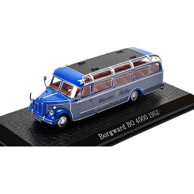 Atlas Borgward BO 4000 1952 s reliéfním podstavcem časopis s modelem 1:72