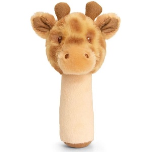 Keel Toys Keeleco, Бебешка дрънкалка стик, Жираф, 14 см