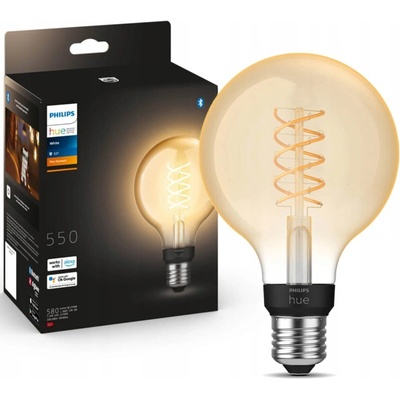 Philips Hue White Filament Globe 7W E27 G93 DIM