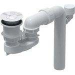 Villeroy & Boch - Сифон за вана, комплект с преливник, ViFlow, алпийско бяло U90953001 (U90953001)