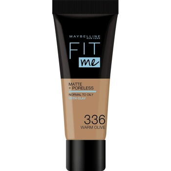 Maybelline Fit Me Matte + Poreless течен фон дьо тен 336 топла маслина 30 ml