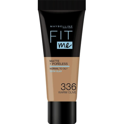 Maybelline Fit Me Matte + Poreless течен фон дьо тен 336 топла маслина 30 ml