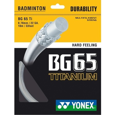 Yonex BG 65 Ti 10m – Sleviste.cz