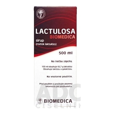 Lactulosa Biomedica sir.1 x 500 ml 50%