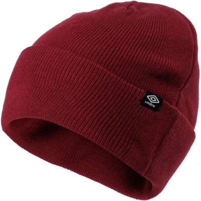 Salomon Logo beanie zimná čiapka vínová