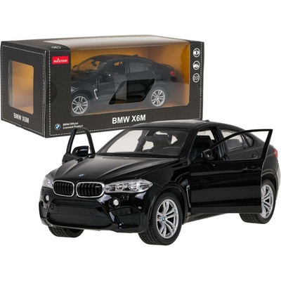 Kovové autíčko BMW X6M RASTAR černé 1:24