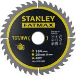 STANLEY - Пилен диск за дърво 184x30 мм, 40 зъба STA17020-XJ (STA17020-XJ)
