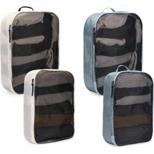 Thule Packing cube комплект 2 големи и 2 средни организатори TPCS205 - бяла/Pond Gray Thule | Byal Siv | МЪЖЕ | ЕДИН РАЗМЕР