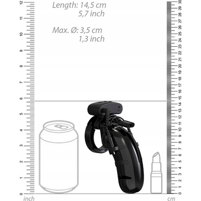 Shots ManCage Model 22 Black, elektrostimulační pás cudnosti s dálkovým ovládáním – Zbozi.Blesk.cz