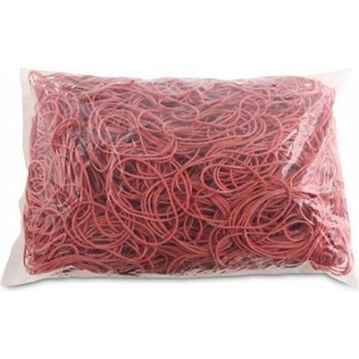 Gumičky Office Products 60mm 1kg červené