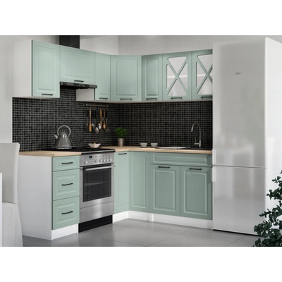 FRONTI Rohová kuchyňská linka ASTRID 190x170cm Fjord mat