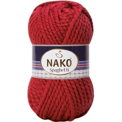 Nako Pletací příze Nako Spaghetti 3630 - červená