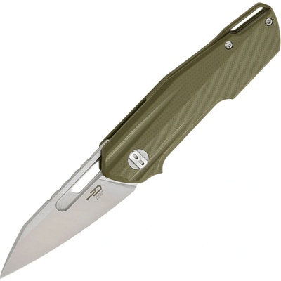 Bestech Knives Toddler Satin+stonewash 14C28N G10 OD Green BG64B