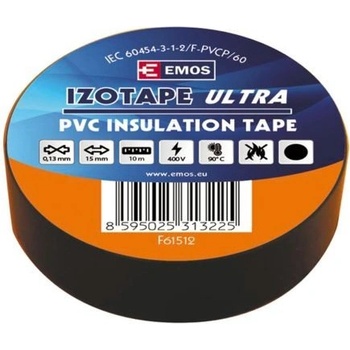 Emos F61512 izolačná páska PVC 15 mm x 10 m čierna