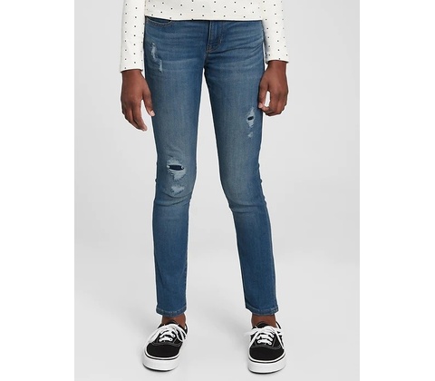 Gap Dětské džíny basic skinny Modrá