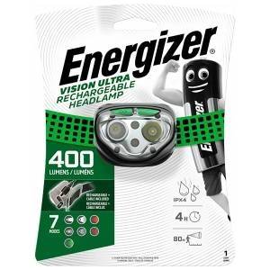 ORNO GROUP Energizer Vision Ultra LED акумулаторен челник, 400 лумена, 80 м, 7 режима