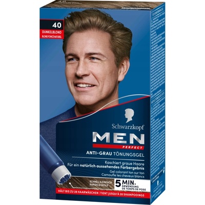 Schwarzkopf Men Perfect Odbarvovač pro muže 40 Tmavá blond 80 ml