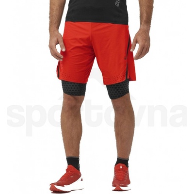 Salomon S/LAB Ultra 2IN1 shorts M LC2260800 fiery red/deep black