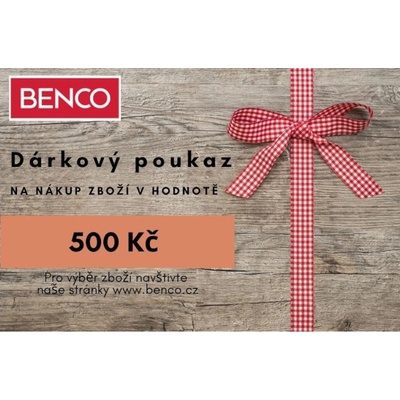 Benco Dárkový poukaz v hodnotě 500 Kč