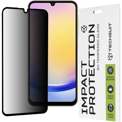 Techsuit Протектор за Samsung Galaxy A25 5G - 111D Privacy Full Glue - черен