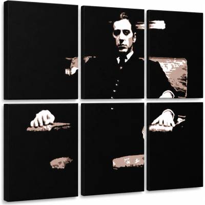 Ručne maľovaný POP Art obraz GODFATHER - 90x60 cm