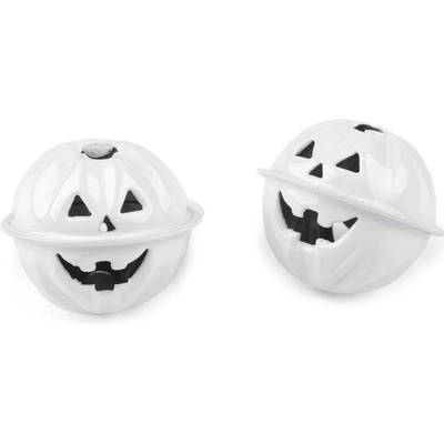 Stoklasa Rolnička dýně halloween Ø30, 40 mm Balení: 2 ks, Varianta: 3 (Ø30 mm) bílá 3 (Ø30 mm) bílá
