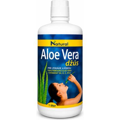NuLab Aloe vera tekutina obohatená 100% šťava 1 l