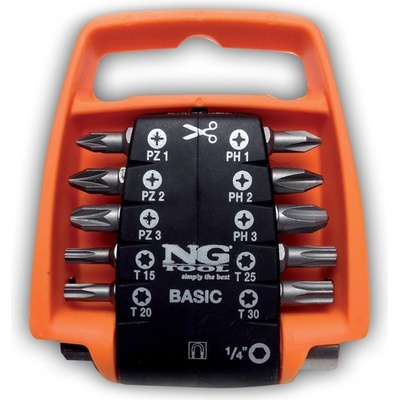 N.G. Elektro Sada bitů 11 ks PZ+PH+T15-T30 PZ1+2+3+PH1+2+3+T15+20+25+30
