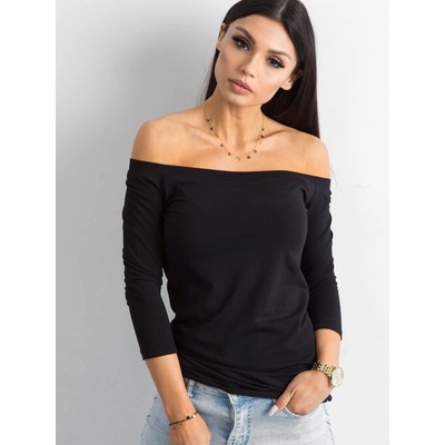 DÁMSKY TOP S ODHALENÝMI RAMENAMI RV BZ 4692.42 BLACK