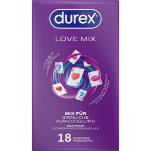 Durex Love Mix - презервативи микс - 18 броя - desirel
