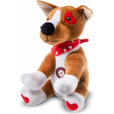 JK ANIMALS plyšový pejsek JEJKI k mezinárodnímu dni psů pískací 23 cm – Sleviste.cz
