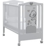 Bambino Casa Бебешко креватче Bambino casa - Fiori, grigio (2045) - ozone