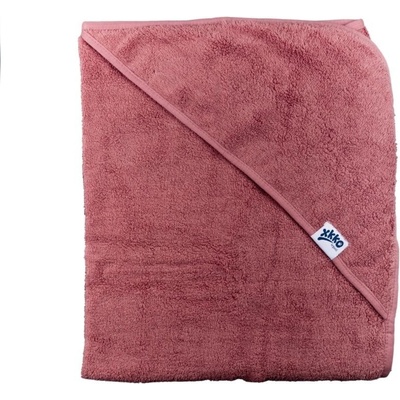 Kikko BIO bavlněná froté osuška s kapucí Organic 90x90 Mesa Rose