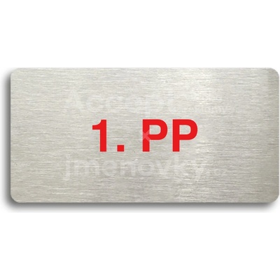 ACCEPT Piktogram 1. PP - stříbrná tabulka - barevný tisk bez rámečku